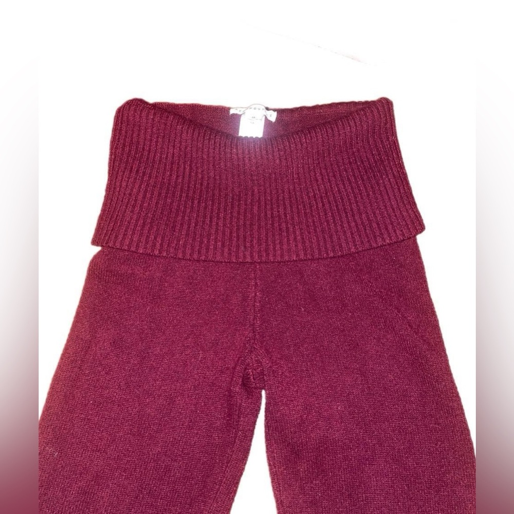 Aeropostale Fold over Flare Knit Pants